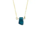 Aimee Petkus Teal Kyanite In-line Necklace
