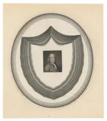 Benjamin Franklin Engraved Portrait with Guilloché Security Border