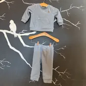 Baby Gap Blue Fleece Sweatshirt & Pant Set 6-9m
