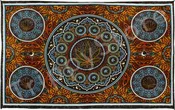 3D - Dan Morris - Marijuana Leaf - Tapestry