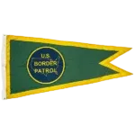 U.S. Border Patrol Pennant | Printed Nylon