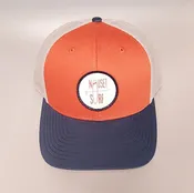 Circle Classic Logo c12CTM PreCurved Trucker- Brown/Lt.Blue