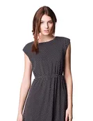 Dot Fit and Flare Dress