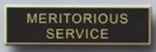 Blackinton A12752 One Section Meritorious Service Commendation Bar (1-3/8" x 3/8")