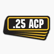 “.25 ACP” Ammo Label (4-Pack)