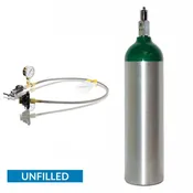 406L D Oxygen Tank with 540 to 870 Transfill System
