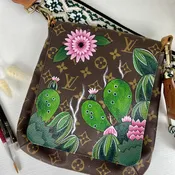 Louis Vuitton Hand-Painted - Desert Bloom