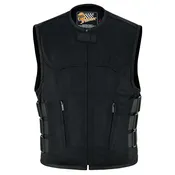 Black Club Mesh Vest for Cool Summer Rides - Six Gear USA
