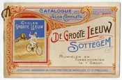 1914 Edwardian De Groote Leeuw European Paper Bicycle Catalog