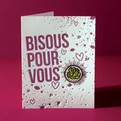 'Cabbage' Enamel Pin Greeting Card
