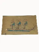 3 Sailboats Oblong Tray