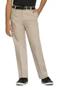 Boys Flat Front Pants w/ Adjustable Waist