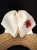 3D Floral Embroidered Charro Bow ( 32 )