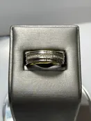 10 Karat White Gold Diamond Band Classic
