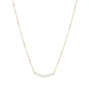 Bar Necklace - Aquamarine