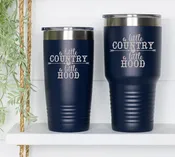 A Little Country, A Little Hood Tumbler