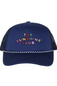 Rainbow Embroidered Sunshine Club Trucker Hat