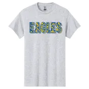 Tie Dye Eagles Ash Grey Tee