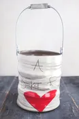 A Bucket of Love, Zpots Artistan Pottery