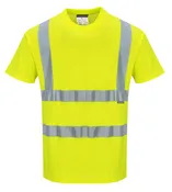S170 High Visibility Cotton Comfort T-shirt Yellow (55% Cotton / 45% Polyester) - Portwest