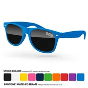 Retro Sunglasses w/ corner lens imprint (1-color)