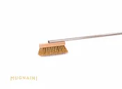 Brass Bristle Floor Brush with 60″ Handle – Medio and Prima Ovens