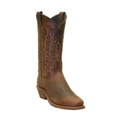 Abilene Mae 11″ Brown Bison Square Toe Women’s Western Boot-9076