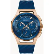 Bulova CURV Marc Anthony Blue Dial Chronograph Watch