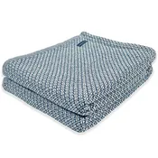 Bar Harbor Cotton Blanket - Indigo