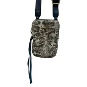 Aimee Kestenberg Tan Leather Crossbody Cellphone Bag