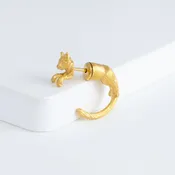 Cat through earring