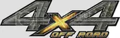 3.75"x12" 4x4 off road digital green high resolution truck bed or car side vinyl graphic decals.