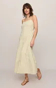Angel Eyes Embroidered Maxi Dress
