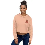 Crop Feral Hoodie Embroidered