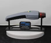 Star Trek The Next Generation Dustbuster Phaser Type II with Display Stand and Holster choice