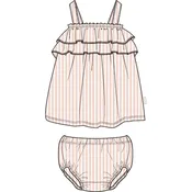 2PC SET: DRESS + BLOOMER KNIT-PINK LT.