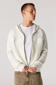 2-Way Zip-Up Knit Hooded Sweater