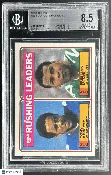 1983 Topps Freeman McNeil Tony Dorsett Rushing Leaders #204 BGS 8.5