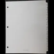10th Cut Side Tabs - A-J