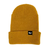 Beanie - "Upper Peninsula" Camel Waffle Cuffed Beanie