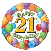 21st Birthday Balloons