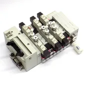 (6) CKD N4GA1-V2 Solenoid Air Valves w/ (3) 3GA1669, N4G1-T50 Terminal Block