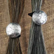 1″ Concho Hair Tie