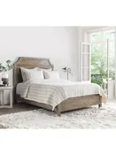 Abram King Quilt Set | Eggshell