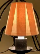 Box Pleat Paper Chandelier Lamp Shade - Available in Two Sizes