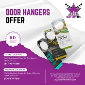 4x 7 Door Hangers (500)
