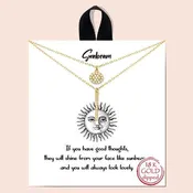 077038, DAINTY LAYERED NECKLACE
