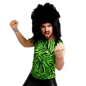 Adult Men's Glam Rock Zebra Costume Tank Top