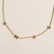 AMES Initial Necklace
