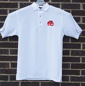 Bearcats White Silk-Touch Short Sleeve Polo